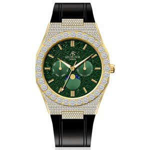 Asorock Watches Iced Transporter Bezel Rubber Strap Mens watch | Unique watch